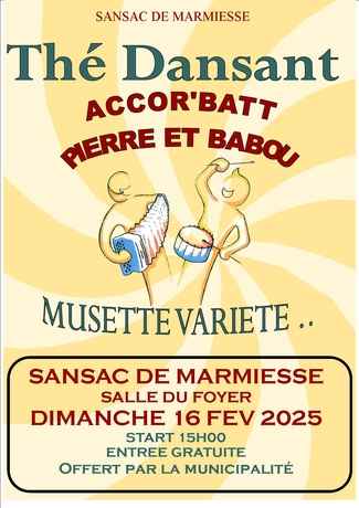 AFFICHE DUO ACCORD BATT THES DANSANT SANSAC FEV 2025b